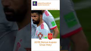 Portekiz VS İspanya WC2018 Grup maçı [upl. by Dirfliw]