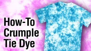 Tulip TieDye Crumple Technique How To [upl. by Gnak151]