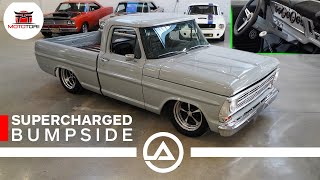 Supercharged 68 Ford F100 Pro Touring Truck [upl. by Heringer811]