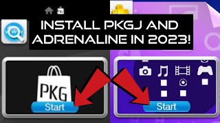 How to install PKGJ and Adrenaline in 2023 [upl. by Gazzo462]