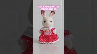 Sylvanian Families Style Trend animation stopmotion cute sylvanianfamilies toys shorts [upl. by Aurea]