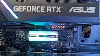 Jonsbo nvme rgb heatsink review or installation and before after temperature test by Greenpolygames [upl. by Katt]