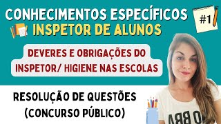 INSPETOR DE ALUNOS  Conhecimentos específicos  Aula 1 [upl. by Hugon569]