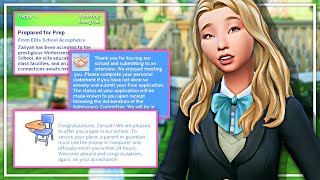 HIGHSCHOOL GRAD PROM BOARDING SCHOOL SUMMER BREAK FEILD TRIPS IN THE SIMS 4😱 [upl. by Ennagrom]