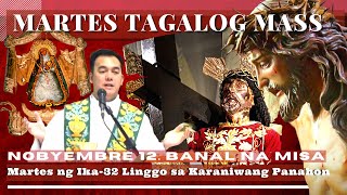 CATHOLIC CHURCH LIVE MASS TODAY  Nov 12 TUESDAY MASS  REV FR DOUGLAS BADONG [upl. by Henning]