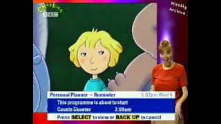 CBeebies Continuity 2002 5 [upl. by Nashner716]