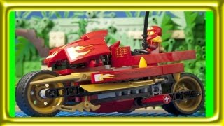 LEGO NINJAGO Kai Blade Cycle 9441 build review [upl. by Redleh]