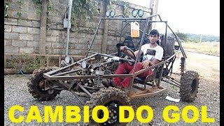 GAIOLA CROSS COM MOTOR DA HORNET MARCHA RÉ FINALIZADA TESTES [upl. by Malkah78]