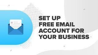 How to Set up Free Email Account for your business  ResellerClub [upl. by Oznol]