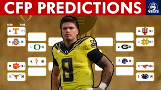 202425 College Football Playoff PREDICTIONS [upl. by Etiuqal]