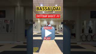 BASSAI DAI  Shotokan Karate Kata athlete [upl. by Irtemed]