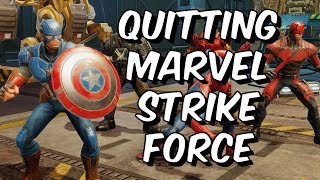 Quitting Marvel Strike Force  A Goodbye from Seatin [upl. by Tebor]