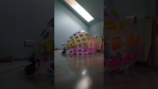 Intex Gigant Beachball Inflate [upl. by Einobe]