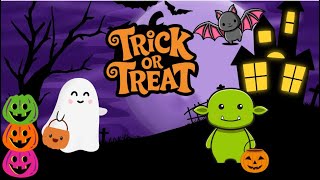 🎃 Trick or Treat Song 👻🍬🎶for children  Trick or Treat What Will We See 🎃  Halloween Song 🎶 [upl. by Pauline]