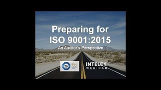 Preparing for ISO 9001 2015 An Auditors Perspective with TUV [upl. by Haldes975]