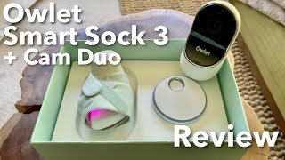 Owlet Smart Sock 3 Review   Baby Monitor Duo  Is the Owlet Sock a MUST HAVE [upl. by Ayetal]