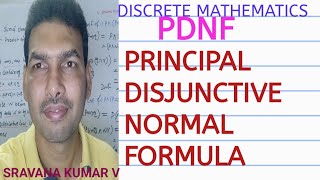 PDNF IN TELUGU PRINCIPAL DISJUNCTIVE NORMAL FORM [upl. by Donelu]