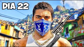 Eu Sobrevivi 100 DIAS na FAVELA do GTA 5 REALISTA  O FILME [upl. by Okimik]