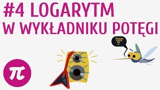 Logarytm w wykładniku potęgi 4  Logarytmy [upl. by Aicemed]