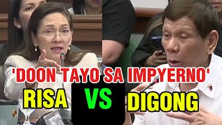 SEN RISA HONTIVEROS VS EX PRESIDENT DUTERTENagkainitan sa pagdinig sa Senado [upl. by Yacano457]