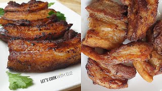 JUICY PORK BELLY RECIPE AIR FRY [upl. by Kinson816]