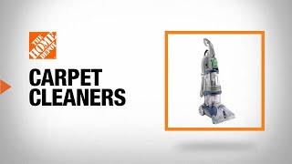 Types of Carpet Cleaners  The Home Depot [upl. by Harden]