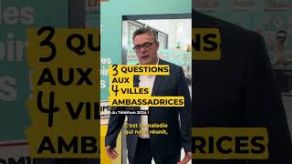 3 Questions aux 4 villes ambassadrices du Téléthon 2024 [upl. by Rennoc]