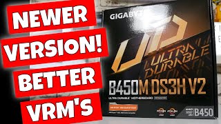 Gigabyte B450M DS3H V2 New UPGRADED Budget AM4 Motherboard [upl. by Cindra831]