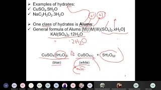 Formula of a hydrate [upl. by Wrand]