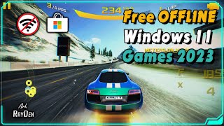 Top 7 FREE Games on Windows 11 Store you can play Offline in 2023 [upl. by Attennek]