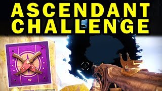 Destiny 2 NEW ASCENDANT CHALLENGE GUIDE  ExtraPowerful Gear  Forsaken [upl. by Eirot558]