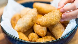 DIM SUM  Crispy Fried Dumpling Recipe Cantonese Ham Sui Gok [upl. by Kile]