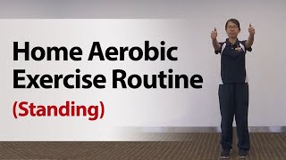 Home Aerobic Exercise Routine Standing [upl. by Chrysler309]