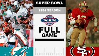 Hall of Fame QBs COLLIDE in Super Bowl XIX Dolphins vs 49ers FULL GAME  NFL 1984 Season [upl. by Puiia]