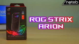 How to add more storage to your PC  ROG Strix ARION Review [upl. by Nimesh]