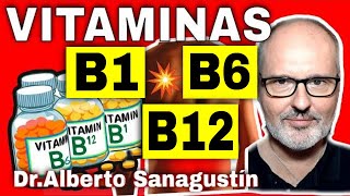 VITAMINAS B1 B6 B12 💥 Para qué sirven cómo conseguirlas y contraindicaciones [upl. by Cecily]