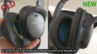 How To Remove amp Replace Bose Quietcomfort Earpads Cushions [upl. by Rob]