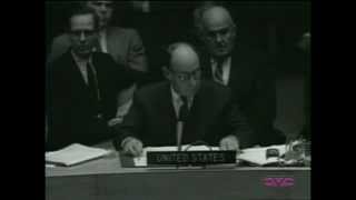 Adlai Stevenson Addresses the United Nations on The quotCuban Missile Crisisquot [upl. by Zoubek]