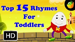 Top 15 Hit Songs For Toddlers  Collection Of CartoonAnimated English Nursery Rhymes For Kids [upl. by Lindie]