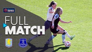 Full Match Aston Villa v Everton  Barclays WSL 202425 [upl. by Acnaib]