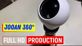 JOOAN 360° PTZ Panoramic Security Camera Cam720 [upl. by Harlow983]