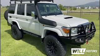 Will Motors  2022 Toyota Land Cruiser 76 Series 45 V8 LX Africa Spec [upl. by Sayette]