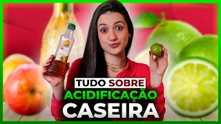 COMO FAZER ACIDIFICAÇÃO CAPILAR EM CASA tratamento incrível [upl. by Winni]