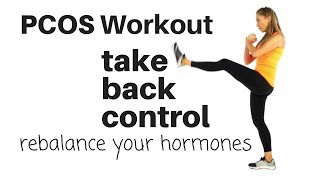 HOME FITNESS WOMENS WORKOUT  FOR PCOS AND IDEAL FOR MENOPAUSE  SPEED UP WEIGHT LOSS [upl. by Acnalb]