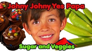 Johny Johny Yes Papa Veggies  Nursery Rhymes [upl. by Carpio877]