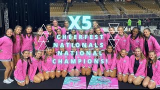 Extreme All Stars X5  Cheerfest Nationals Day 2 012124 Level 5 GRAND CHAMPIONS [upl. by Moriah567]