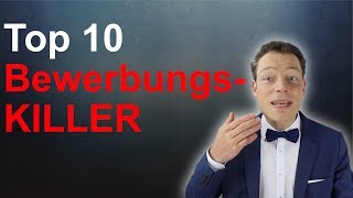 Bewerbung schreiben 10 Killer So fallen Sie durch Bewerbungsschreiben Anschreiben  M Wehrle [upl. by Eiramik168]