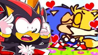 SONIC KISSES TAILS Shadow Reacts To Ultimate “Sonic The Hedgehog” Recap Cartoon [upl. by Atirahc488]