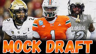 CRAZY 2025 NFL Mock Draft  Mock The Mock [upl. by Eigger197]