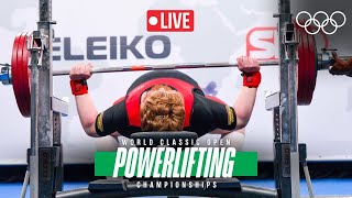 🔴 LIVE Powerlifting World Classic Open Championships  Mens 74kg Group B [upl. by Ymer]